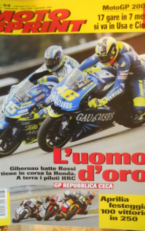 Motosprint 34 2004 Sete Gibernau vince su Rossi L'uomo d'oro