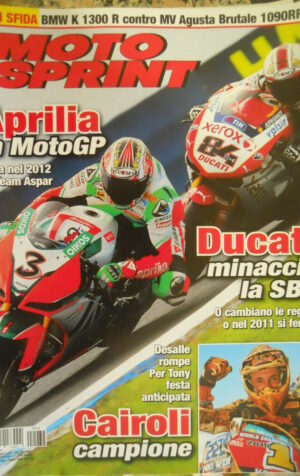 Motosprint 34 2010 BMW K 1300 R contro MV Agusta Brutale 1090 RR