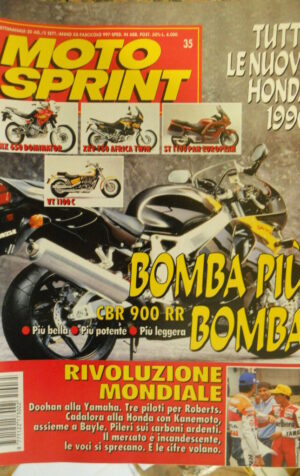 Motosprint 35 1995 Honda CBR 900 RR - NX 650 Dominator - XRV 750 Africa Twin