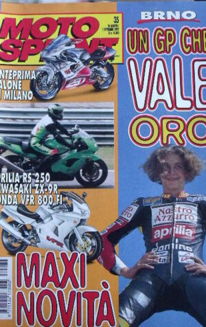 Motosprint 35 1997 Valentino Rossi mito a BRNO - Test Aprilia RS 250