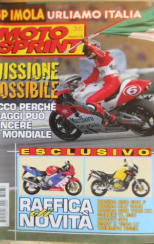 Motosprint 36 1998 Max Biaggi - Honda CBR 600F - Honda XLV 1000 - Suzuki TL 650