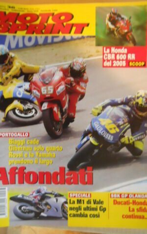 Motosprint 36 2004 Gp Portogallo Valentino Rossi - Honda CBR 600 RR