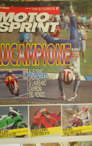 Motosprint 37 1991 Cadalora campione del mondo - Test Kawasaki ZXR 250