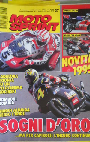 Motosprint 37 1994 Aprilia 250 RS - Honda CBR 600 F - Cadalora trionfa