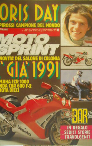Motosprint 38 1990 Salone di Colonia: Yamaha FZR 1000 - Honda CBR 600 - Bimota 1
