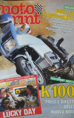 Motosprint 39 1983 Test BMW K100 - Lucchinelli Day - Ferrai-Cagiva Ok