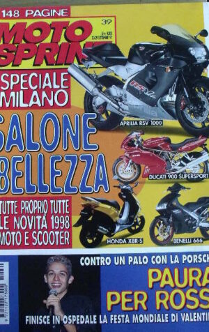 Motosprint 39 1997 Speciale Salone di MIlano - Paura per Valentino ROSSI