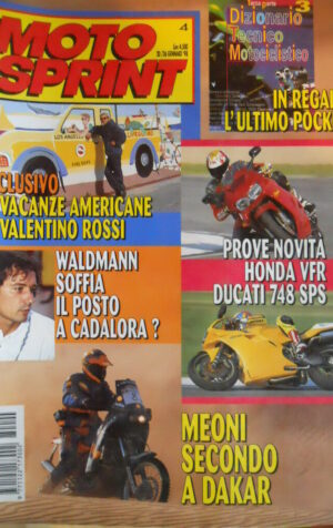 Motosprint 4 1998 Test Honda VFR - Ducati 748 SPS - + inserto Dizionario