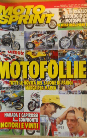 Motosprint 40 1993 Tutte le novità del Salone di Parigi - Harada e Capirossi a c