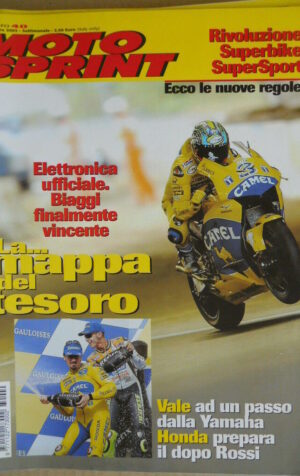 Motosprint 40 2003 Valentino Rossi a un passo dalla Yamaha e Max Biaggi