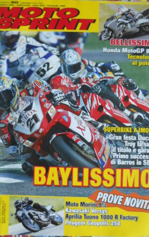 Motosprint 40 2006Test novità Motomorini 9 1/2 - test Kawasaki Versys