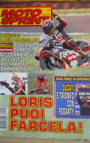 Motosprint 41 1998 Ducati trionfo SBK Fogarty - Gp Australia Doohan e Sakata