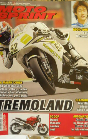 Motosprint 41 2007 E' morto Norifumi ABE ADDIO Norick -