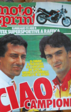 Motosprint 42 1985 Test Kawasaki FX 400R - Addio Lucchinelli e UNCINI alle corse