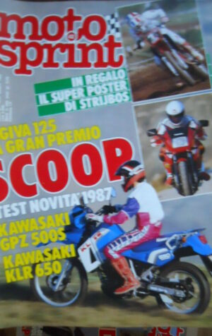 Motosprint 42 1986 Test Cagiva 125 - Kawasaki GPz 500 S - Kawasaki KLR 650