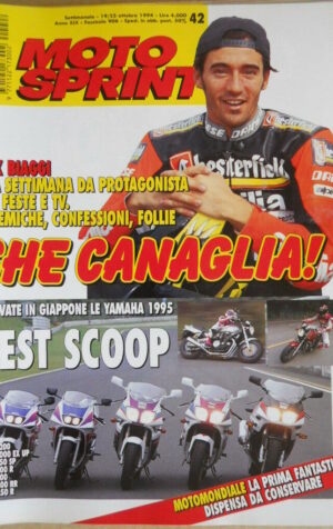 Motosprint 42 1994 Test Yamaha XJR 1200 FZR 1000 YZF 750 XJR 400