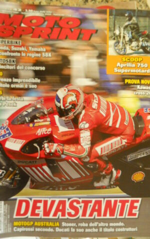 Motosprint 42 2007 Gp Australia Stoner devastante - Aprilia 750 - Kawasaki cross