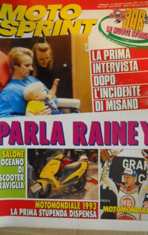 Motosprint 43 1993 Cadalora si racconta - Rainey intervista dopo incidente