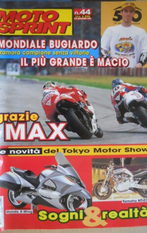 Motosprint 44 1999 Gp Argentina il più grande è Max Biaggi - Novità Tokyo