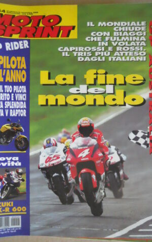 Motosprint 44 2000 Test Suzuki GSX-R 600 - Gp Australia trionfa MAX Biaggi