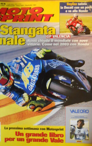 Motosprint 44 2004 Valentino Rossi chiude il mondiale con 9 Vittorie