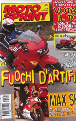 Motosprint 45 1997 Test CBR 900 RR - Max Biaggi VFR