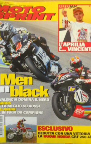 Motosprint 45 2002 Cross debutta la nuova HONDA CRF 250 4T