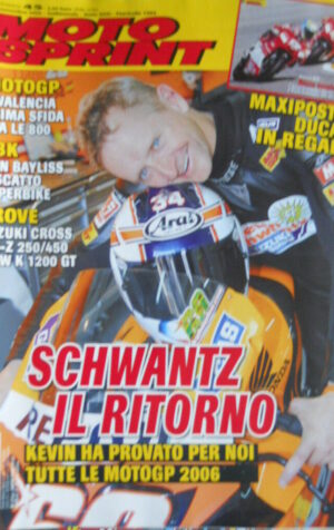 Motosprint 45 2006 con maxi poster Ducati Desmosedici in regalo