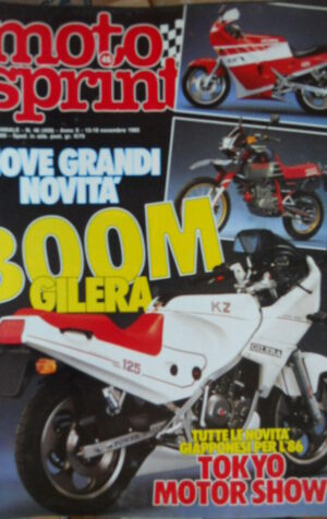 Motosprint 46 1985 Speciale Motor Show Tokyo '85 - Boom Gilera