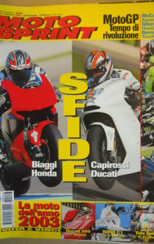 Motosprint 46 2002 Sfide Biaggi Honda vs Capirossi Ducati