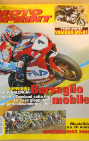 Motosprint 47 2004 Test novità Yamaha MT-01 - Maxi sfida Master Cross 2005