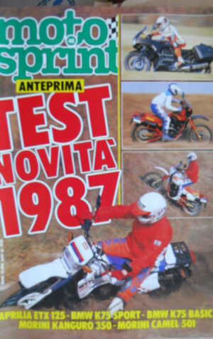 Motosprint 48 1986 Test Novità Aprilia ETZ 125 - BMW K75 -