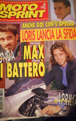 Motosprint 48 1996 Loris Capirossi lancia la sfida a Max Biaggi - Test Kawasaki