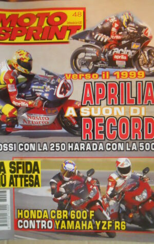 Motosprint 48 1998 Supesfida Honda CBR 600F contro Yamaha YZF R6