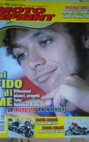 Motosprint 48 2005 speciale intervista e storia di Valentino Rossi