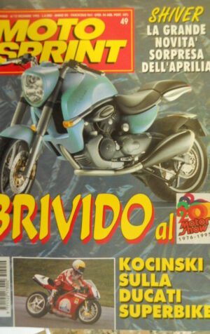 Motosprint 49 1995 Test Max Biaggi in Australia - Kocinski Ducati Superbike