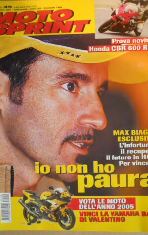 Motosprint 49 2004 Max Biaggi Io non Ho paura - Test Honda CBR 600 RR