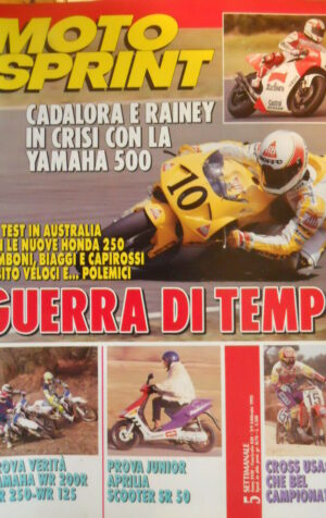 Motosprint 5 1993 Cadalora Rainey Yamaha 500 - Yamaha WR 200 R - 250 R