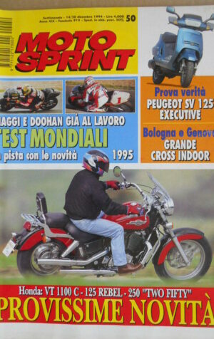 Motosprint 50 1994 Test Honda VT 1100C 125 rebel - 250 Two Fifty