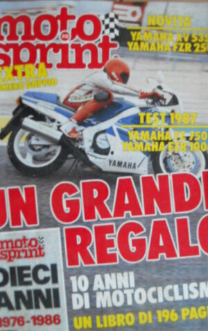 Motosprint 51/52 1986 Test Yamaha FZ 750 - Yamaha FZR 1000 - XV 525 - FZR 250