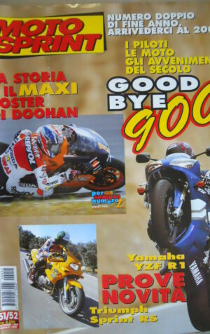 Motosprint 51/52 1999 Test novità Yamaha YZF R1 - triumph Sprint RS
