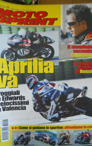 Motosprint 6 2003 Il mondiale secondo Loris Capirossi - la nuova Honda di ROSSI