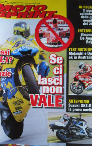 Motosprint 6 2006 con poster Calendario 2006 - Intervista Simoncelli