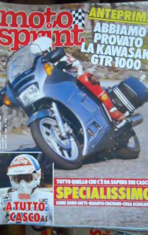Motosprint 7 1986 Test Kawasaki GTR 1000 - Moto Gp squadre ufficiali 1986