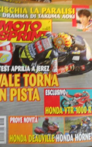 Motosprint 7 1998 Il dramma di Takuma AOKI - Test Honda VTR 1000 R