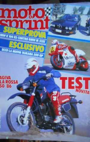 Motosprint 8 1986 Test BMW K 100 RS vs BMW M 535i - Test Yamaha 500 GP - Cagiva