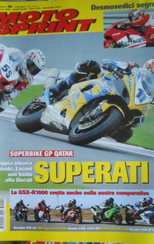 Motosprint 9 2005 Test Suzuki GSX-R1000 Yamaha YZF-R1 MV Agusta F4 1000 Honda