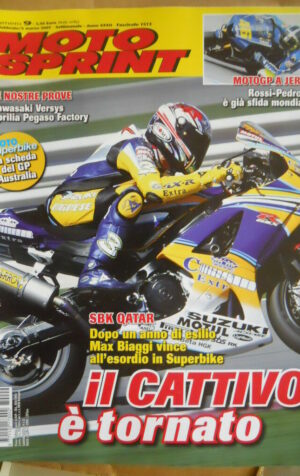 Motosprint 9 2007 Motogp a Jerez è già sfida mondiale - Max Biaggi in SBK