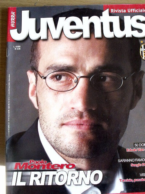 Hurrà Juventus 12 2000 Paolo Montero Edwin Van Der Sar