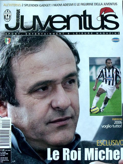 Hurrà Juventus 12 2005 intervista esclusiva Michel Platini Le Roi